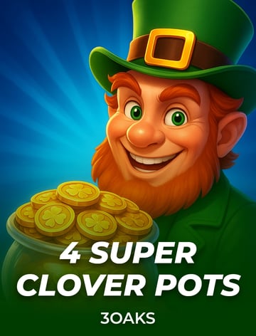 4 Super Clover Pots