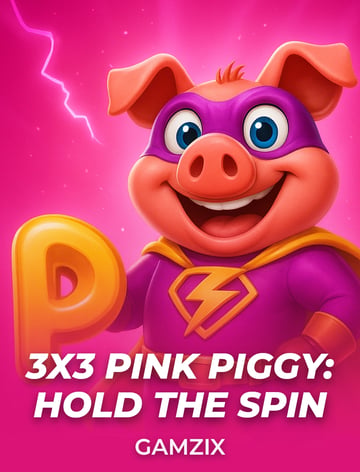 3x3 Pink Piggy: Hold The Spin
