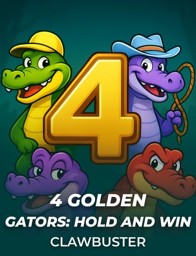 4 Golden Gators: Hold and Win