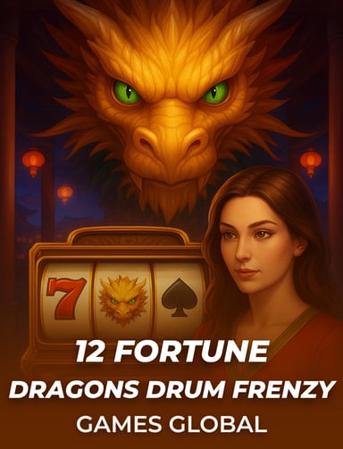 12 Fortune Dragons Drum Frenzy